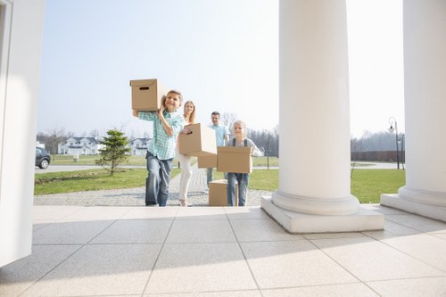 Careful handling of office furniture and equipment during a Pimlico move