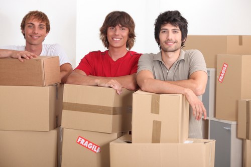 Dismantling and moving furniture from a Pimlico flat