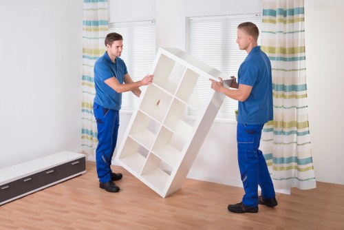 Packing and loading items for storage in central London