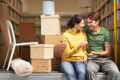 Local moving truck used for residential and office moves in Pimlico